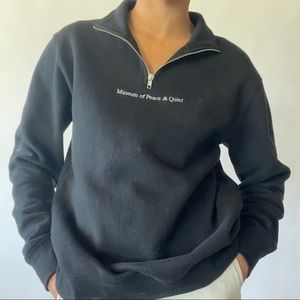 Museum of Peace and Quiet Zip Sweater